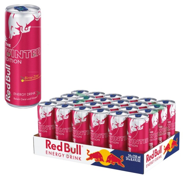Red Bull Winter Edition Birne Zimt 24 x 250ml inkl. EW-Pfand